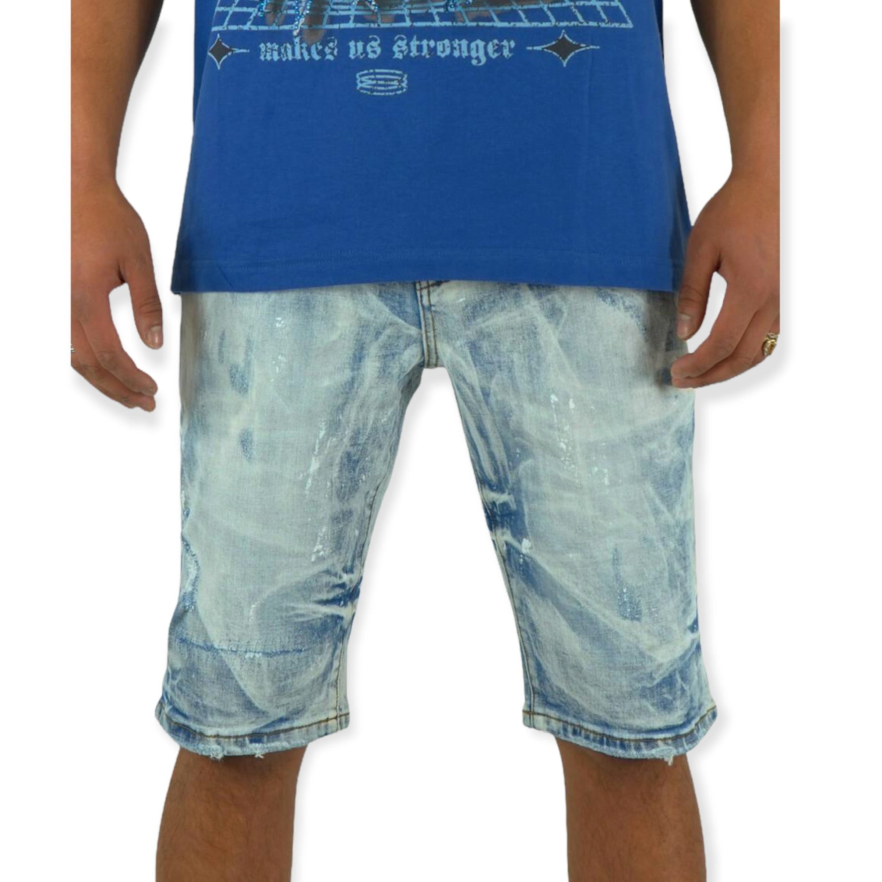PREME: Neptune Washed Denim Short PB-WB-1083
